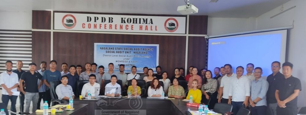 Officials and others during the hearing at the DPDB Conference Hall, Kohima on September 23. (DIPR Photo)